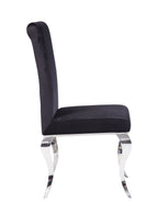 Fabiola Upholstered Stainless Steel Dining Chair