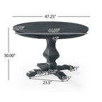 Round Dining Table (2 Boxs)