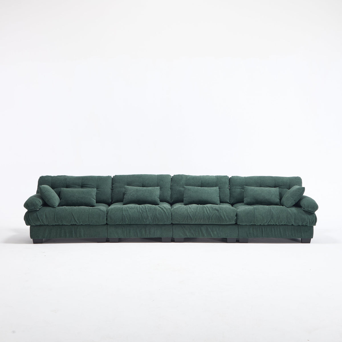 Modular Sectional Sofa Cloud Couch with Deep Seating - Light Flannelette