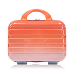 2 Pc PC Spinner Wheel Luggage Set with Lock - Gradient Blue Red
