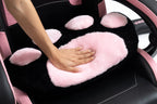 Cute Cat Gaming Chair with Paw Lumbar Cushion - PU-Leather