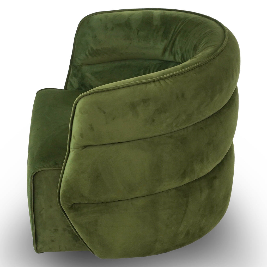 Walden Stylish Swivel Chair with Integrated Armrests - Multiple Colors