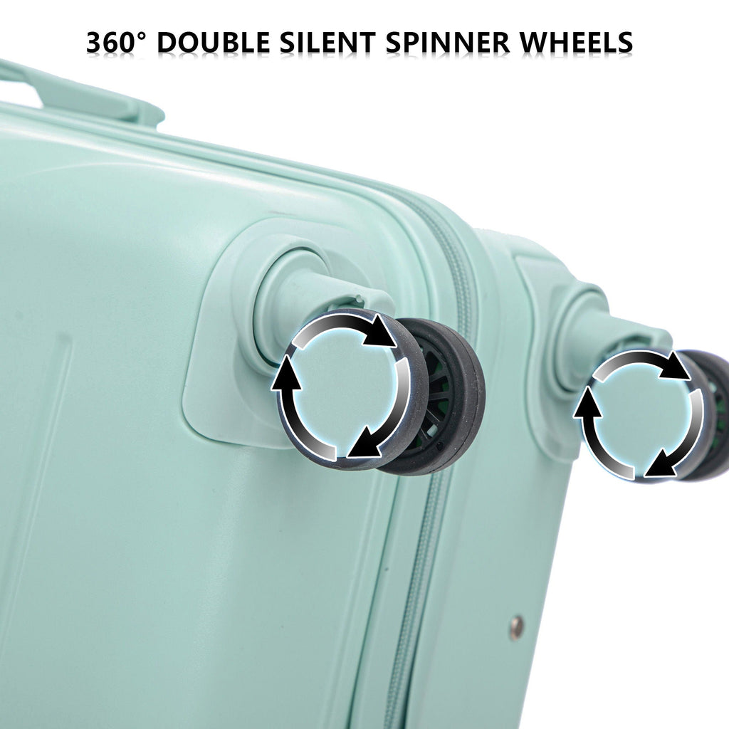3 Pieces Set Spinner Wheel Luggage With Combination Lock