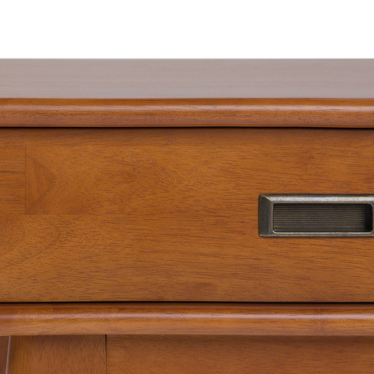 Handcrafted Mid Century End Table with Drawer – White, Dark Brown, or Light Brown