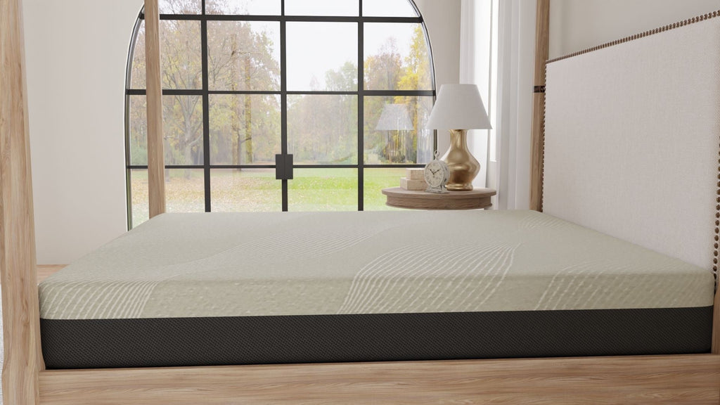 10" Medium Gel Memory Foam Tight Top Mattress with Removable Cover - Gray