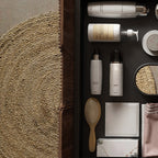 60-Inch Wall Mounted Bathroom Vanity with Carrara Finish - Plywood