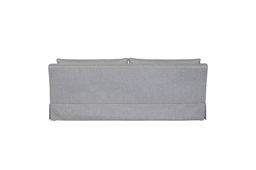 Stationary Sofa With Reversible Cushions and Two Pillows - Gray or White