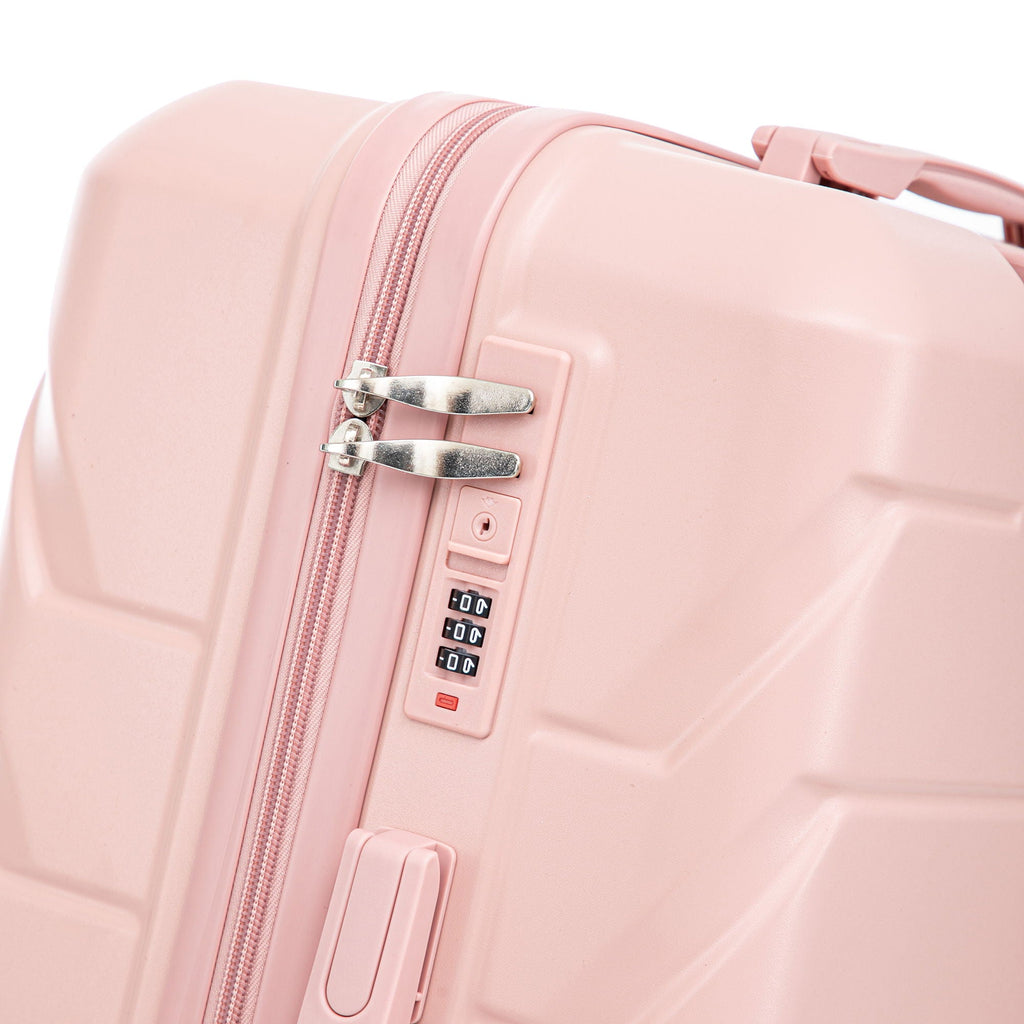 3 Pieces Set Spinner Wheel Luggage With Combination Lock
