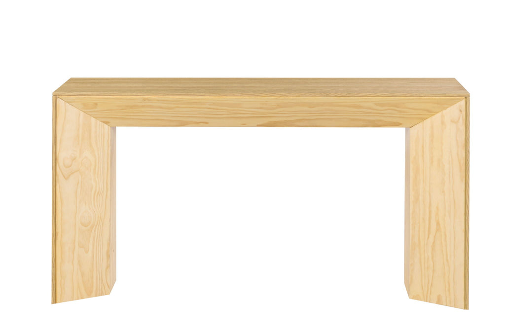 Harold Wood Table Collection - Coffee, End & Sofa Tables with Solid Pine Construction - Light Brown