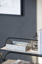 Decorative Galvanized Nesting Trays with Rustic Design - Gray