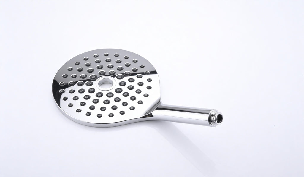 High Pressure Dual Shower Head Set with Adjustable Slide Bar - Silver
