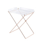 Clear Acrylic Tray Table with Removable Top - Clear