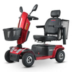 Heavy Duty Mobility Scooter with Long Range and Enhanced Safety - Red, Blue, Black, Gray