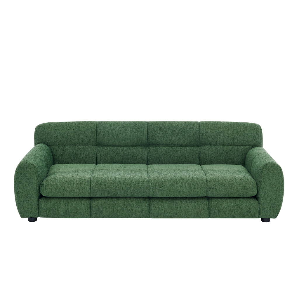 Soft and Comfortable Pet Bed for Big and Oversized Dogs with Armrests - Olive Green