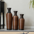 Classic And Neat Floor Vase with High Independent Stand - Multiple Colors