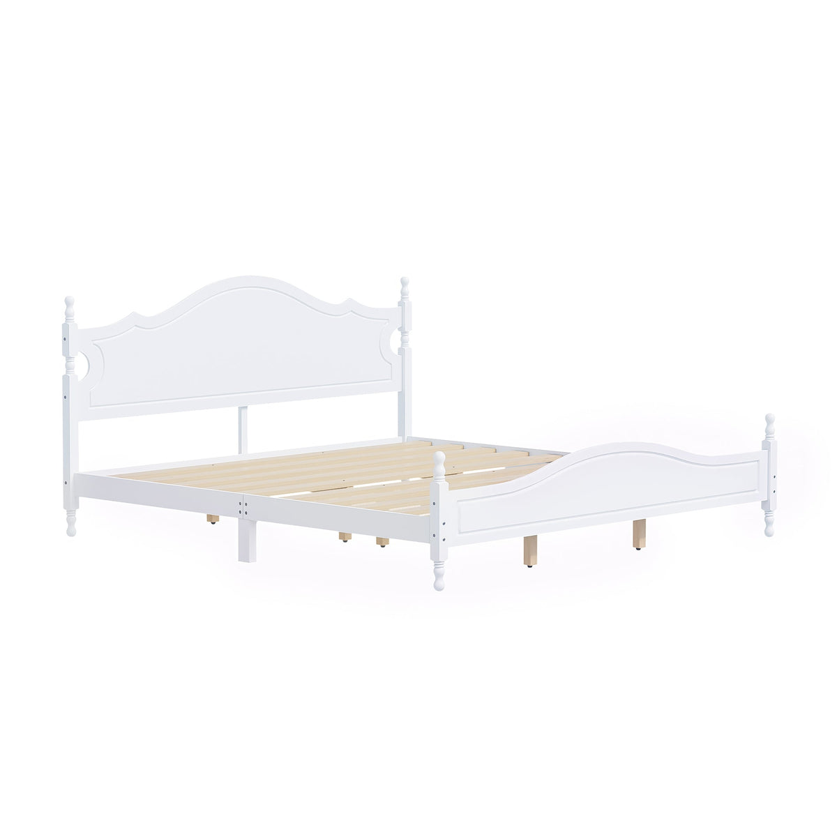 King Bed Frame with Headboard