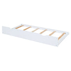 White House Bed with Trundle - Solid Pine, Full or Twin