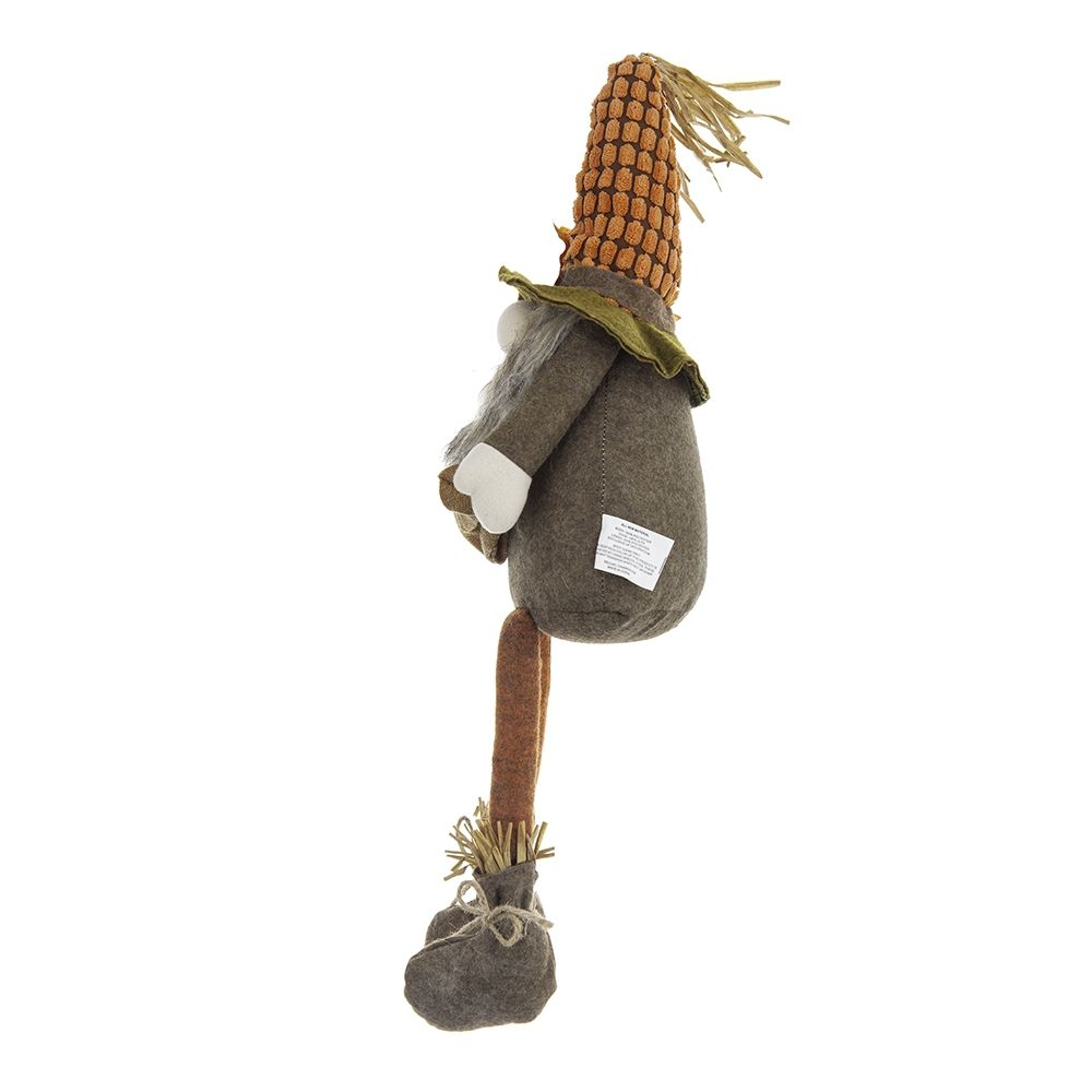 Sitting Gnome With Maple Leaf (Set of 2)