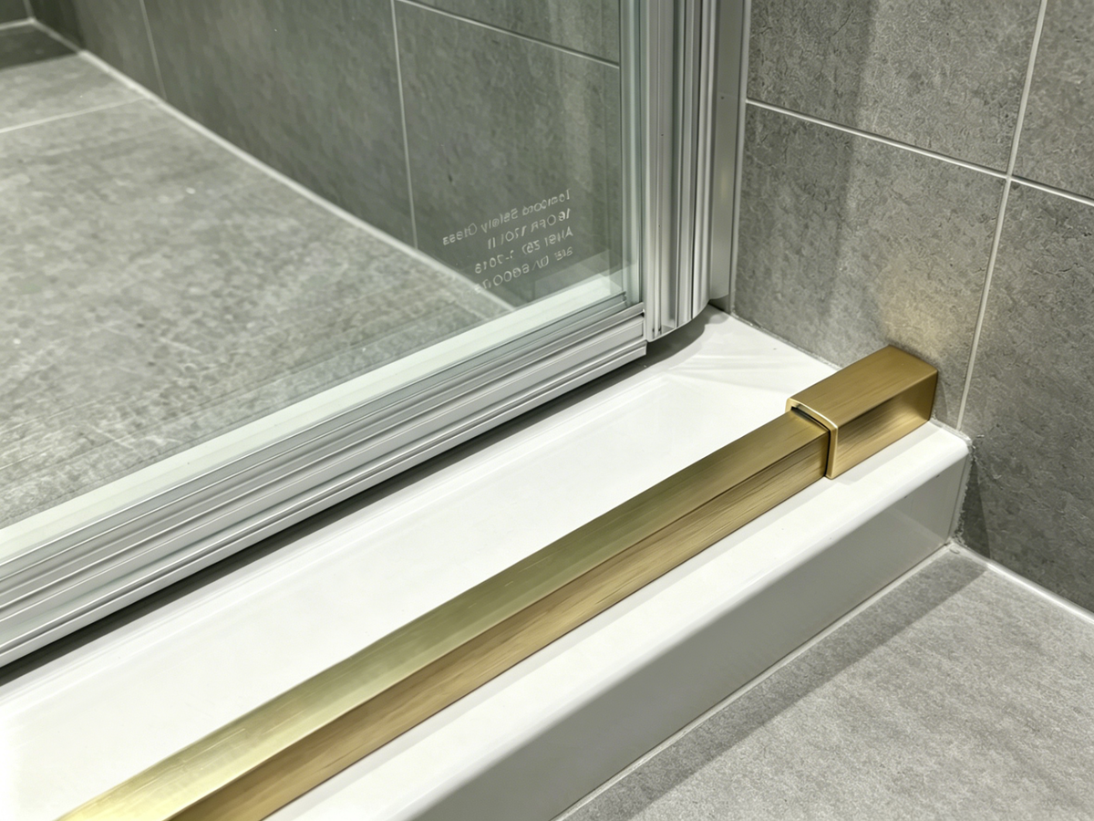 Frameless Double Sliding Shower Door