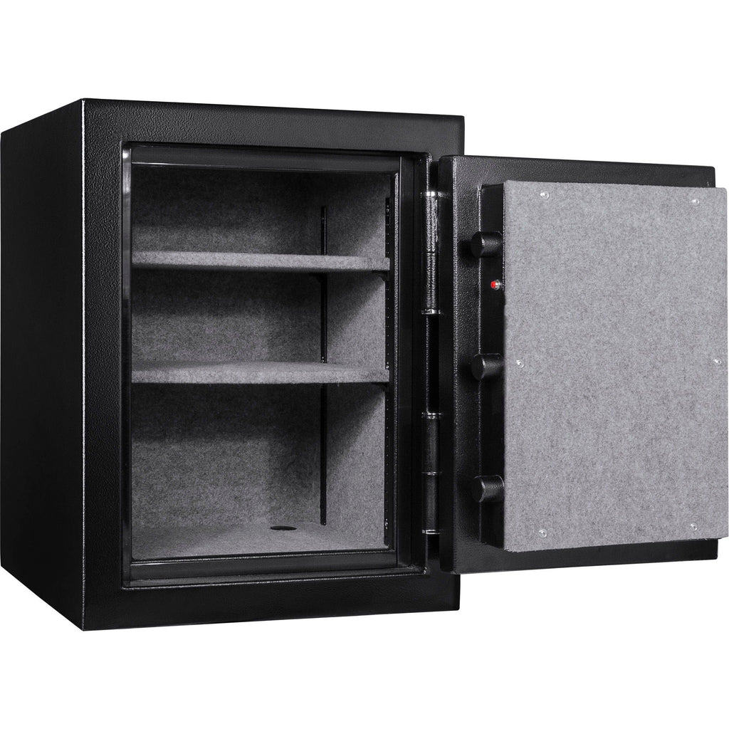 Fireproof Protection Safe Vault with Advanced Locking Mechanism - Black
