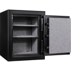 Fireproof Protection Safe Vault with Advanced Locking Mechanism - Black