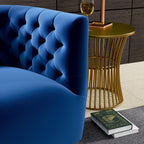 Ergonomic Design Swivel Chair with Tufted Accent - Multiple Colors