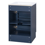 Bathroom Vanity with Sink and Adjustable Shelf - Multiple Colors