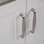 Deluxe Laundry Cabinet with Pull-Out Faucet and Stainless Steel Sink - White