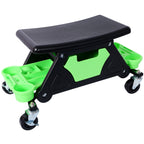 Heavy Duty Mechanic Stool with Tool Storage - Green