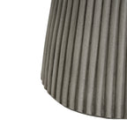 Outdoor Lightweight Concrete Side Table with Hourglass Design