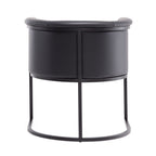 Cosmopolitan Dining Chair with Geometric Metal Frame - Multiple Colors