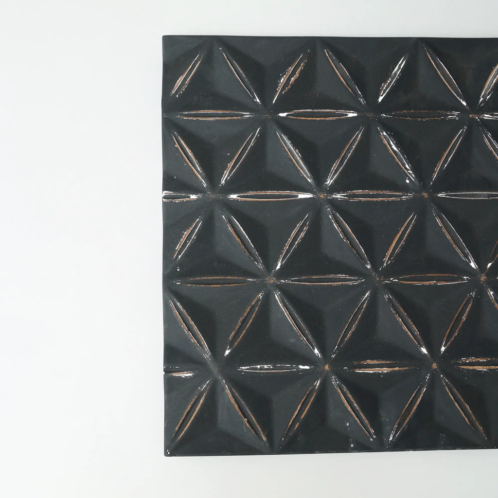 Black Square Modern Wall Art with Sleek Modern Design - Black