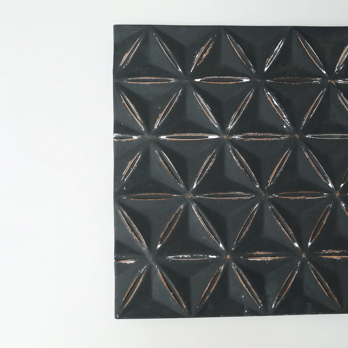 Black Square Modern Wall Art with Sleek Modern Design - Black
