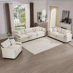Oversized Deep-Seat Fabric Sofa & Chair Sets