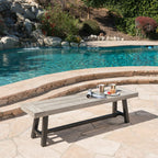 Acacia Wood Outdoor Dining Bench