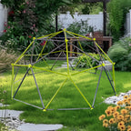 10 Sided Climbing Frame with Colorful Stones - Green