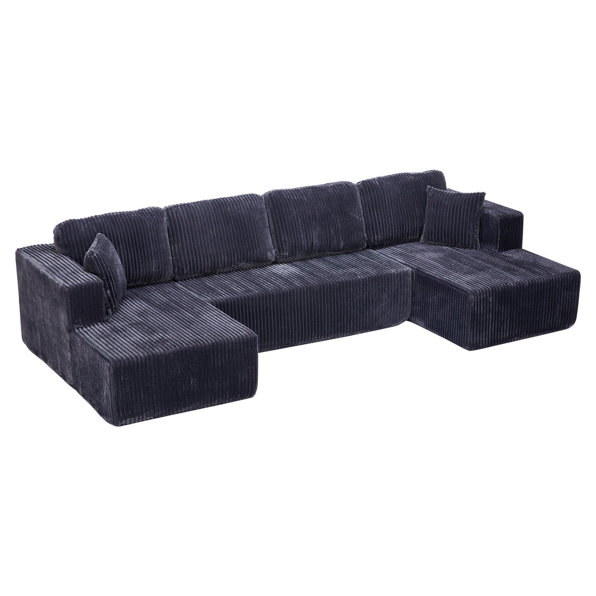 U-Shape Modular Sectional Sofa with Modular Design - Corduroy