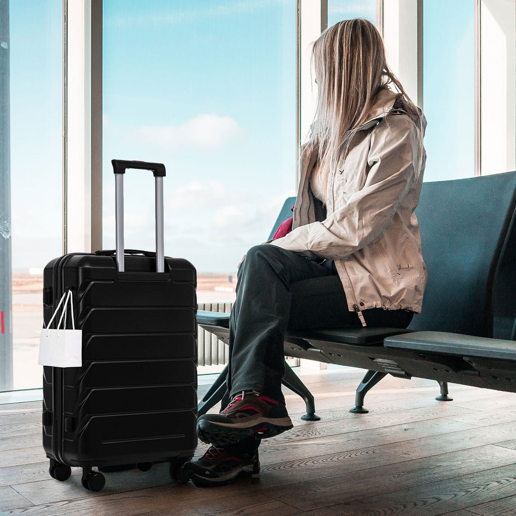 3 Pieces Set Spinner Wheel Luggage With Combination Lock