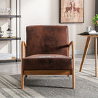 Mid-Century Modern Accent Chair with Cushioning - Multiple Colors