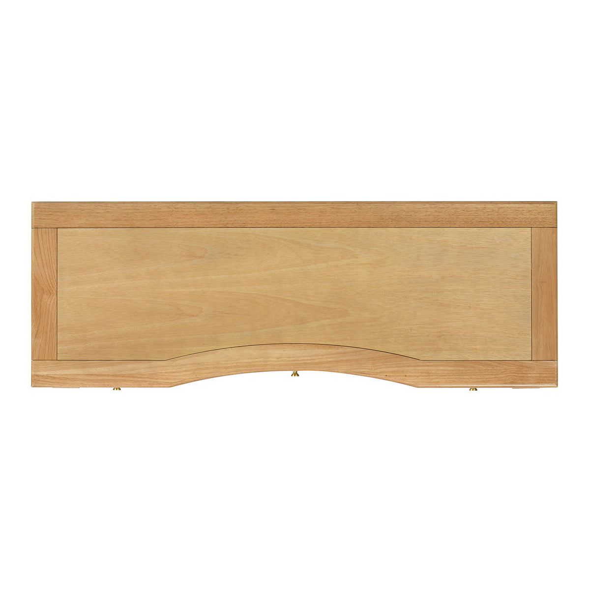 Dauphin 3 Drawer Executive Desk with Soft-Close Drawers - Light Brown or Gray
