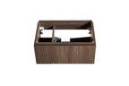 30" Muri Bathroom Vanity with Soft-Close Storage - Espresso