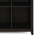 Amherst Cube Storage Bookcase with Large Cubbies - Dark Brown, Dark Gray, or White