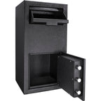 Solid Steel Keypad Depository Safe with Digital Access - Black