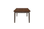 2 Tone 6 Drawer Dining Table with Ample Storage - Gray