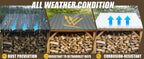 Galvanized Steel Corrugated Metal Roof Panels - Set of 20
