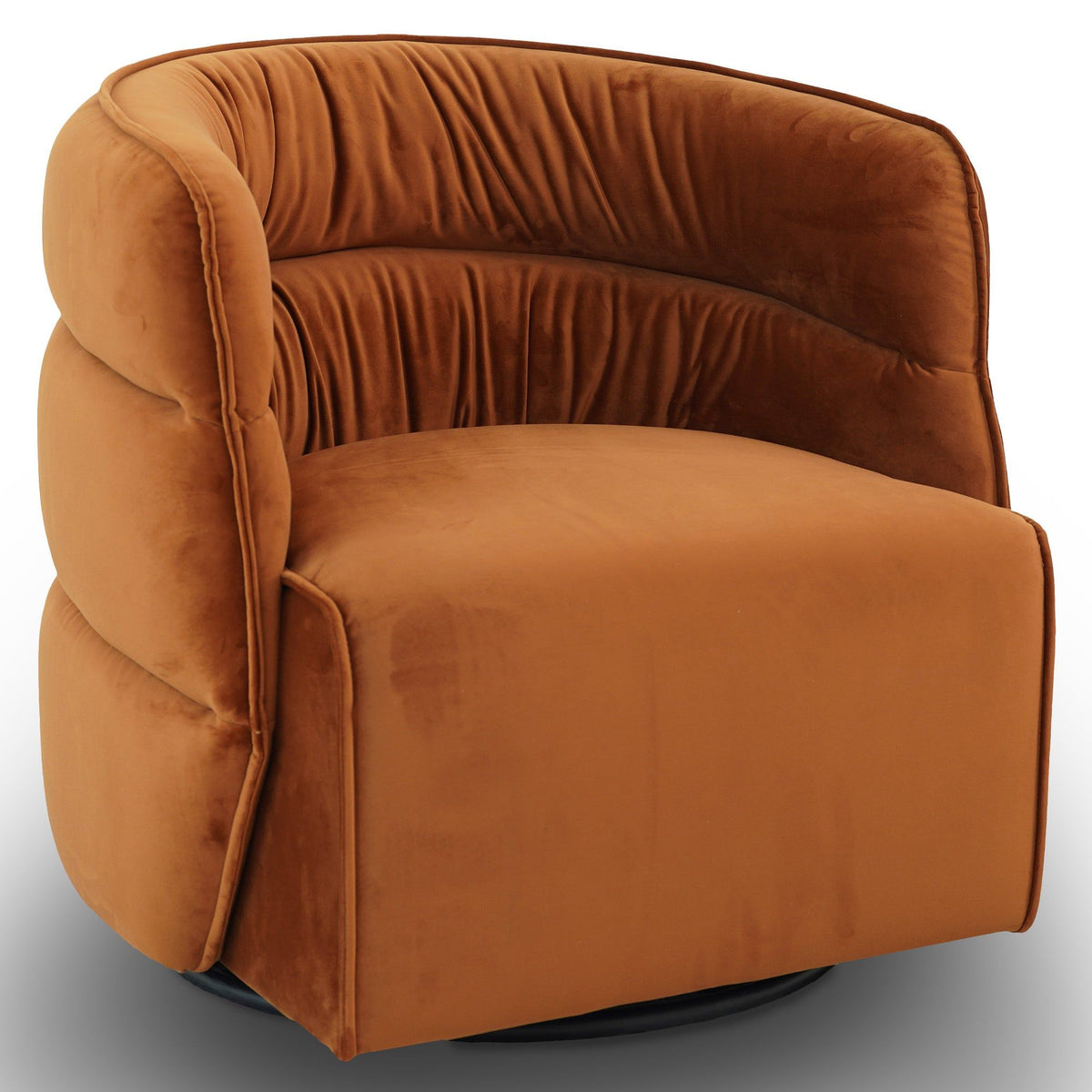 Walden Stylish Swivel Chair with Integrated Armrests - Multiple Colors