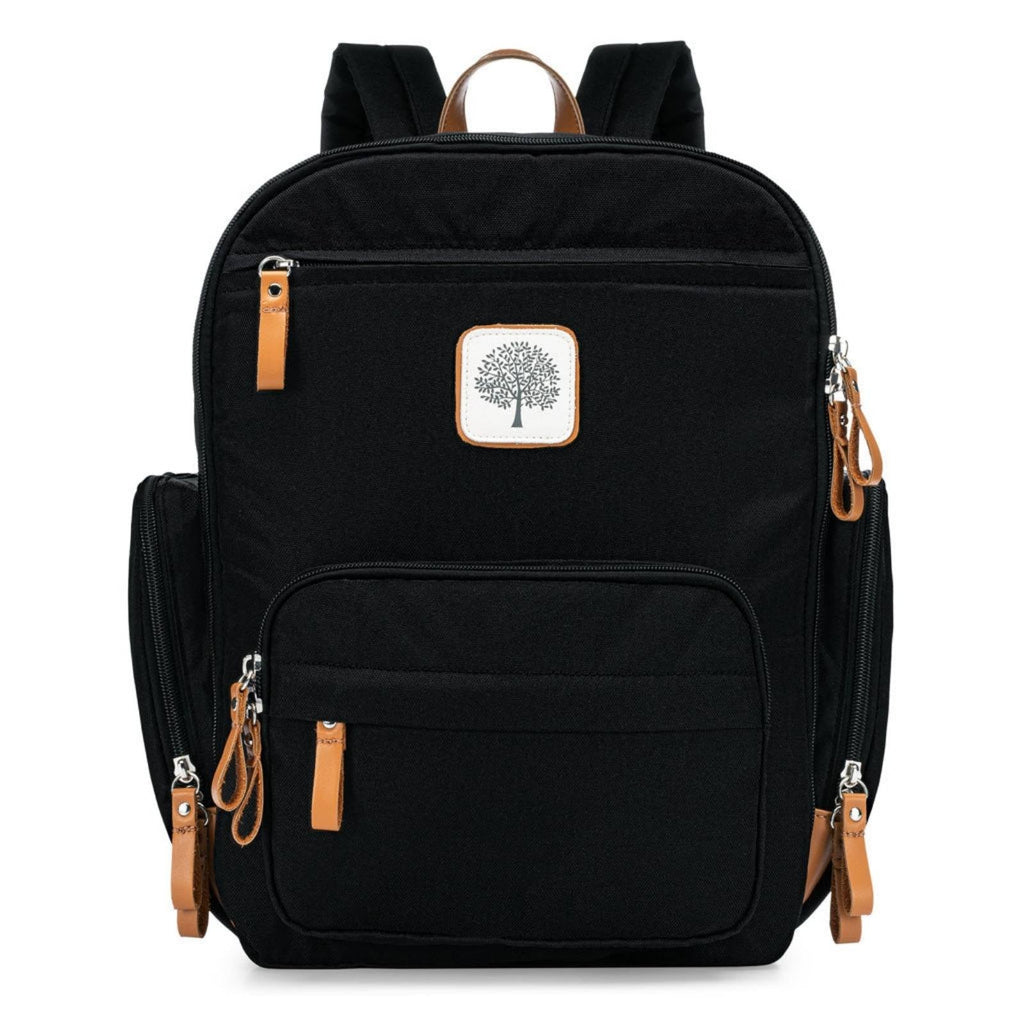 Parker Baby Co. Birch Bag Mini diaper backpack in Black
