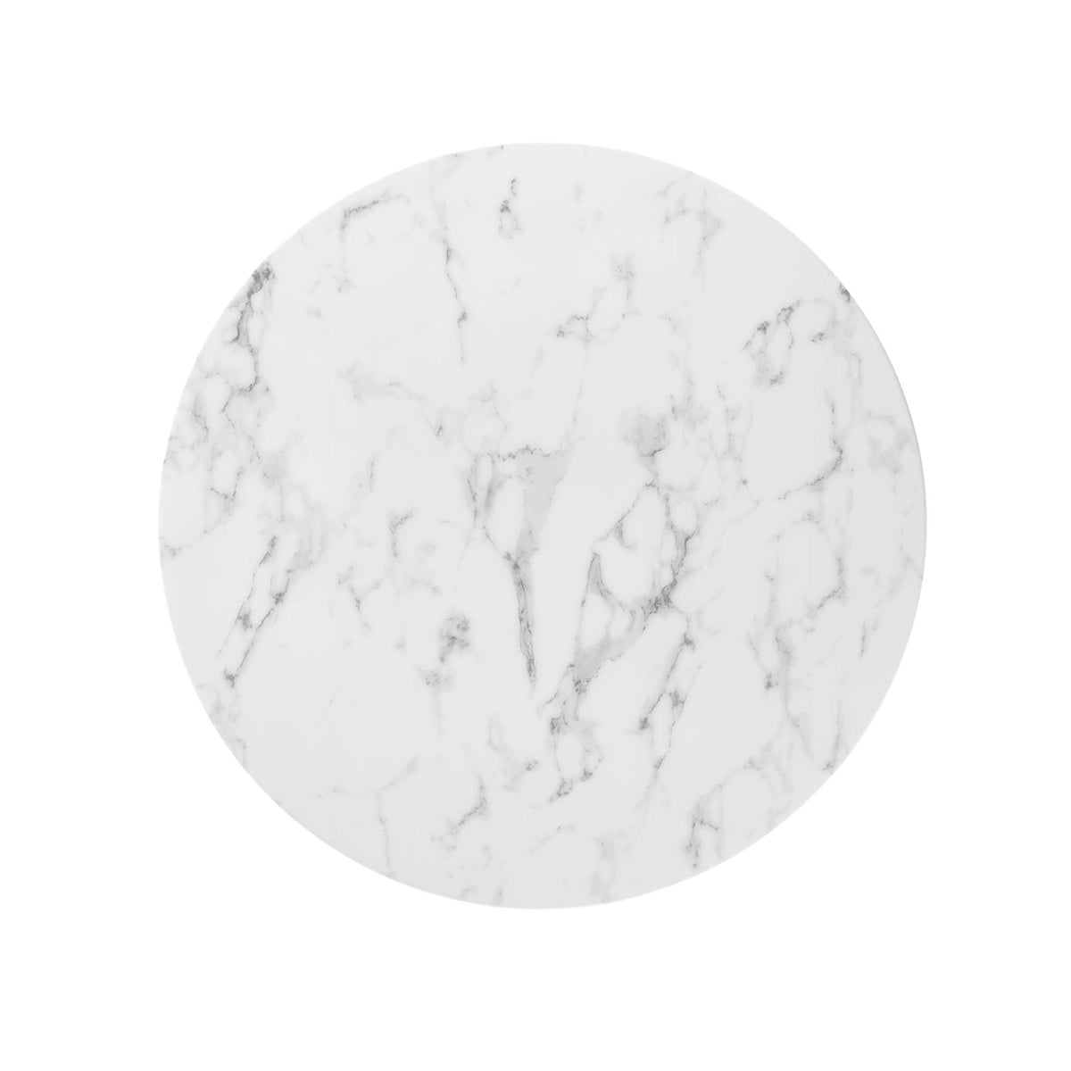 Lippa Round Faux Marble Dining Table by Modway