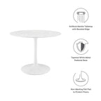 Lippa Round Faux Marble Dining Table by Modway