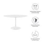 Lippa Round Faux Marble Dining Table by Modway